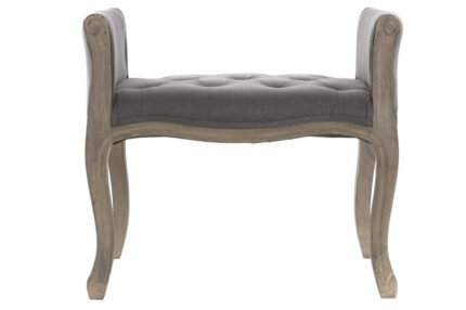 BANQUETA LINHO RUBBERWOOD