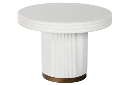 MESA CAFÉ ABETO MDF BRANCO