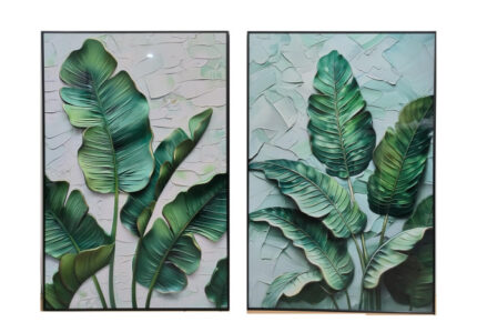 QUADRO ALUMÍNIO MDF PALMEIRAS 2